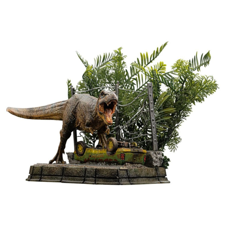 Iron Studios – T-Rex Breakout Set A – „ Jurassic Park “-Symbole