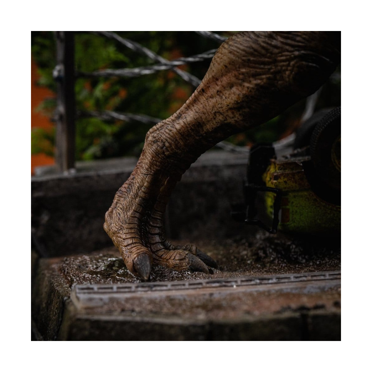 Iron Studios – T-Rex Breakout Set A – „ Jurassic Park “-Symbole