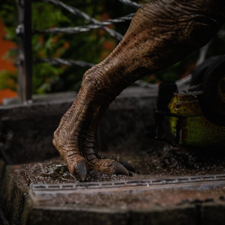 Iron Studios – T-Rex Breakout Set A – „ Jurassic Park “-Symbole