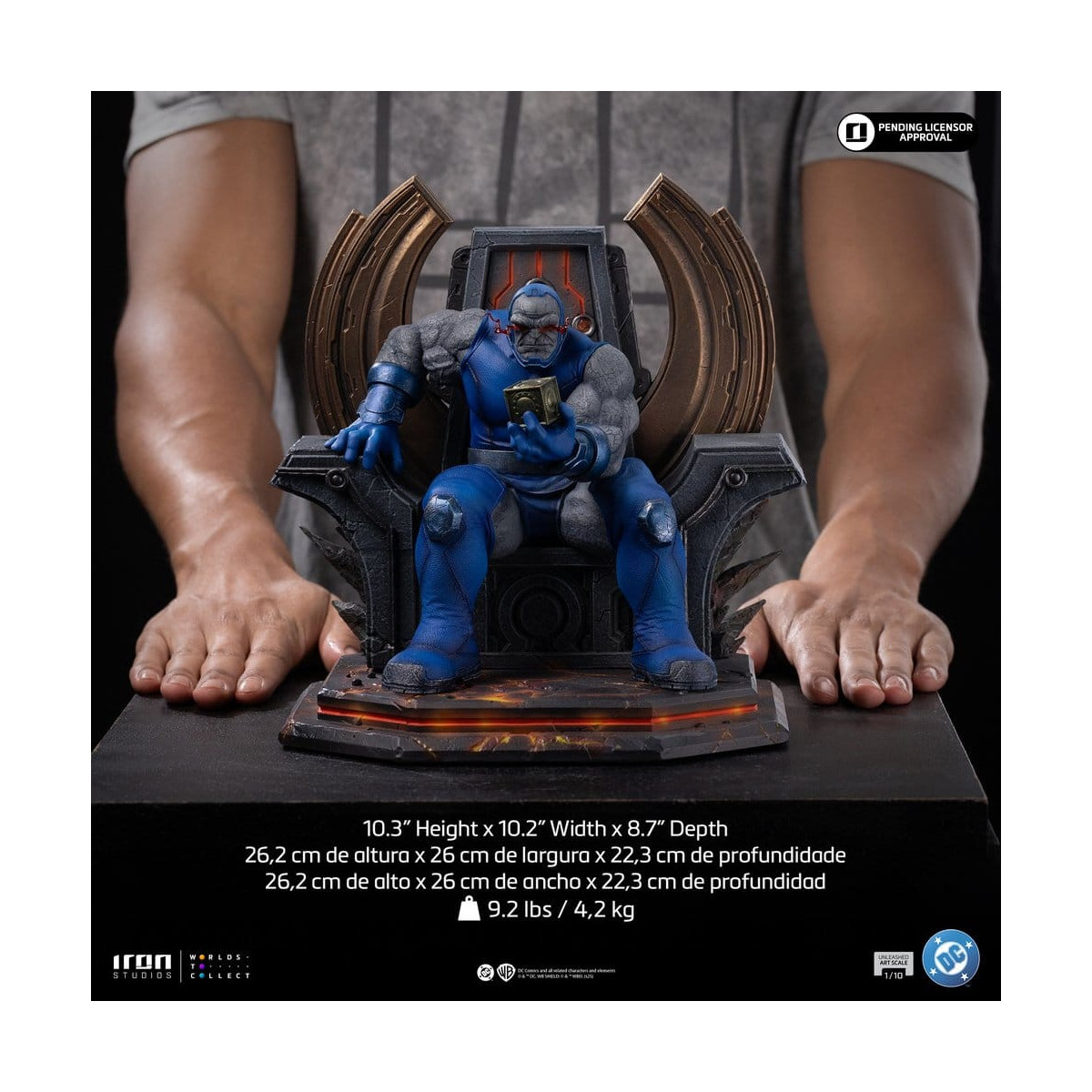 Iron Studios – DC Comics – Darkseid Unleashed Art, Maßstab 1:10.