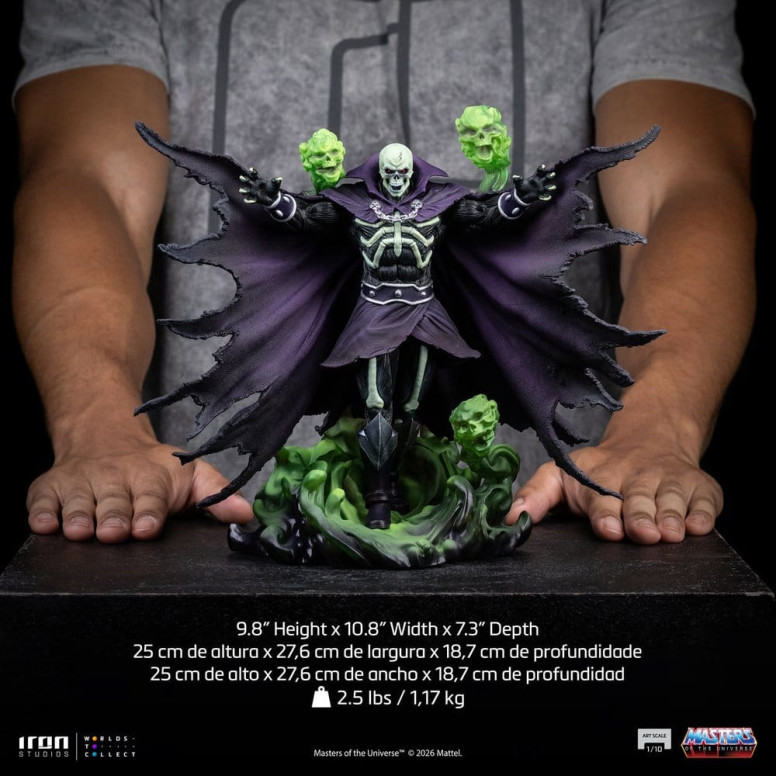 Iron Studios – Scareglow Art, Maßstab 1:10 (GITD) – Masters of the Universe – Die Herren des Universums