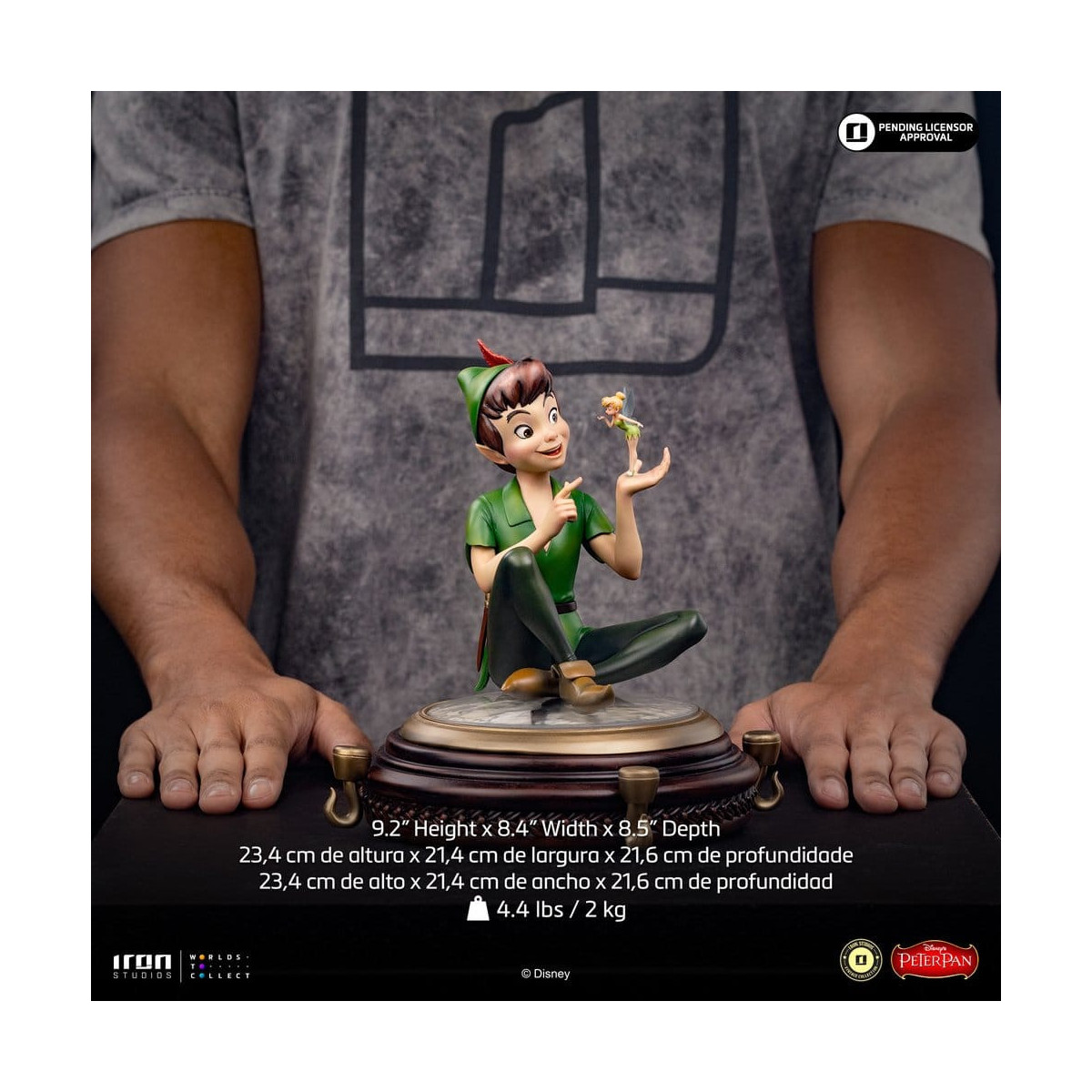 Iron Studios „ Disney “ Classics – „ Peter Pan “ & „Tinkerbell“ im Maßstab 1:10 – „ Peter Pan “ (1953)