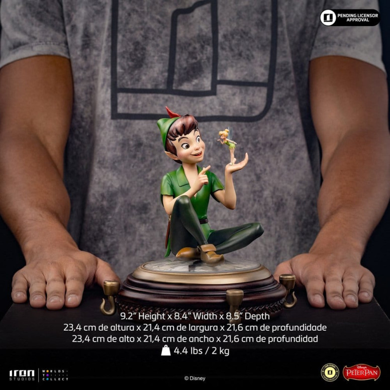 Iron Studios „ Disney “ Classics – „ Peter Pan “ & „Tinkerbell“ im Maßstab 1:10 – „ Peter Pan “ (1953)