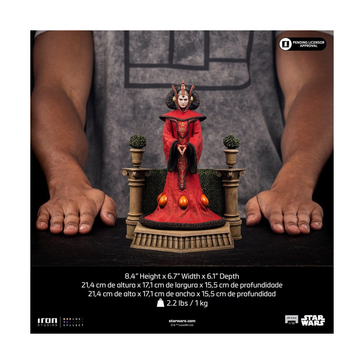 Iron Studios – Königin Amidala im Maßstab 1:10 – Star Wars: Episode I