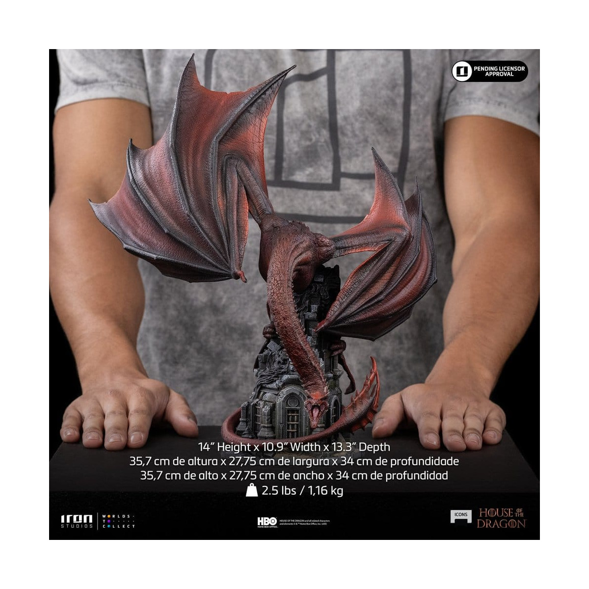Iron Studios – House of the Dragon – Caraxes Icons