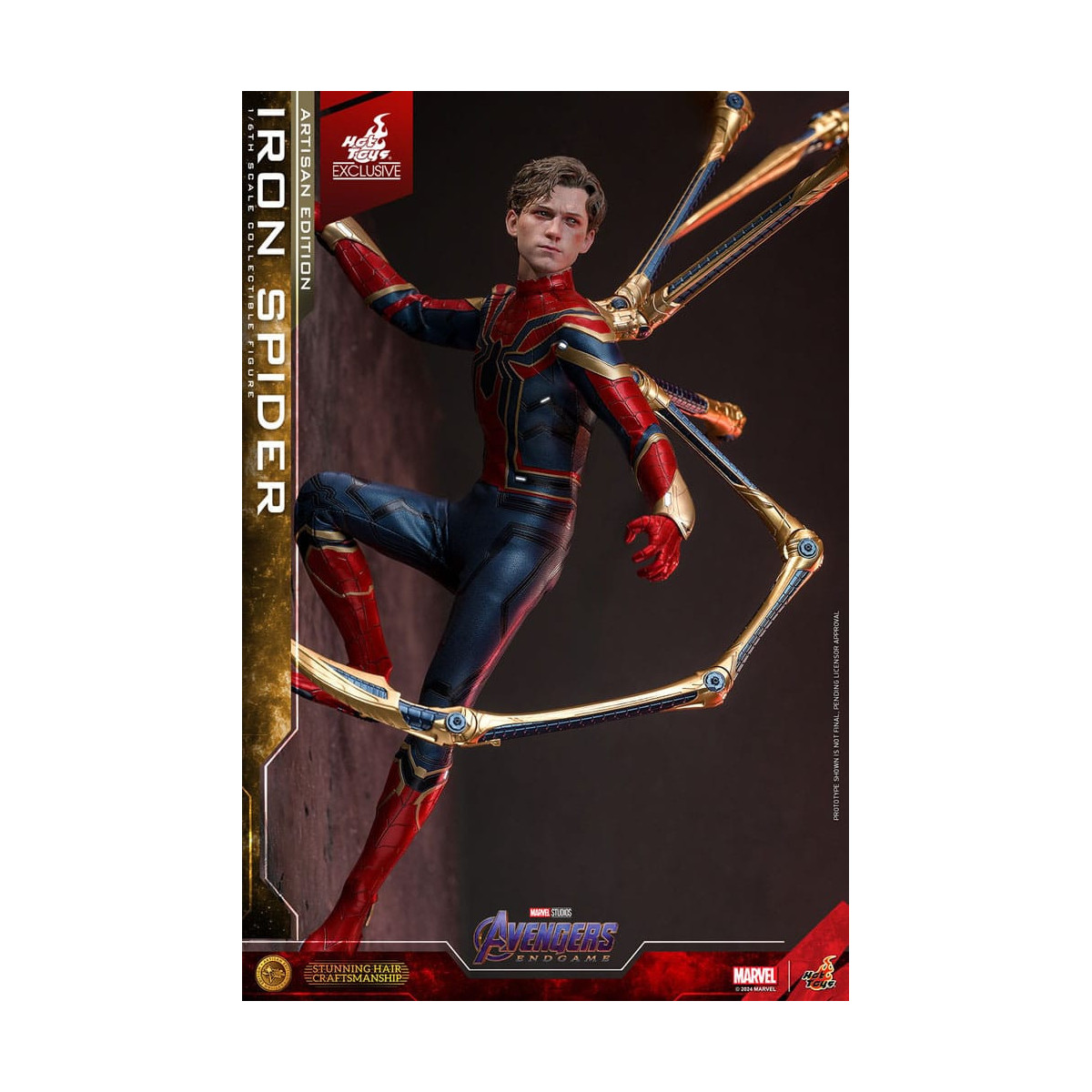 Hot Toys Marvel Avengers: Endgame – Iron Spider Artisan Edition MMS, Maßstab 1:6