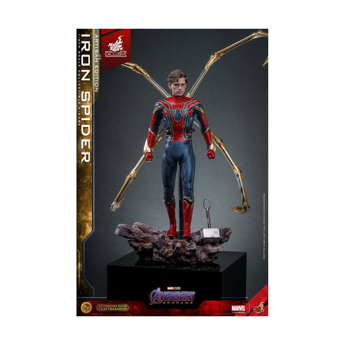 Hot Toys Marvel Avengers: Endgame – Iron Spider Artisan Edition MMS, Maßstab 1:6