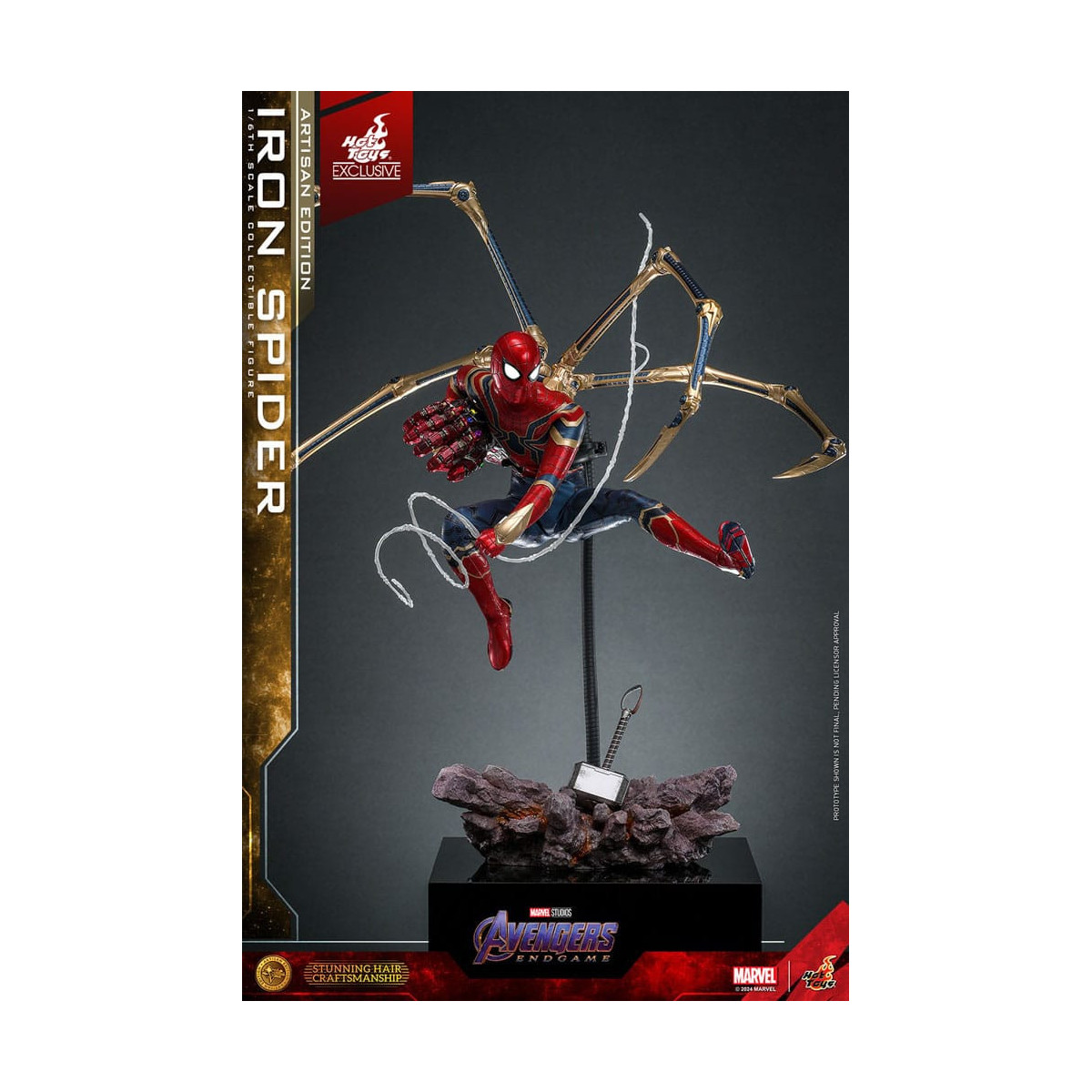 Hot Toys Marvel Avengers: Endgame – Iron Spider Artisan Edition MMS, Maßstab 1:6