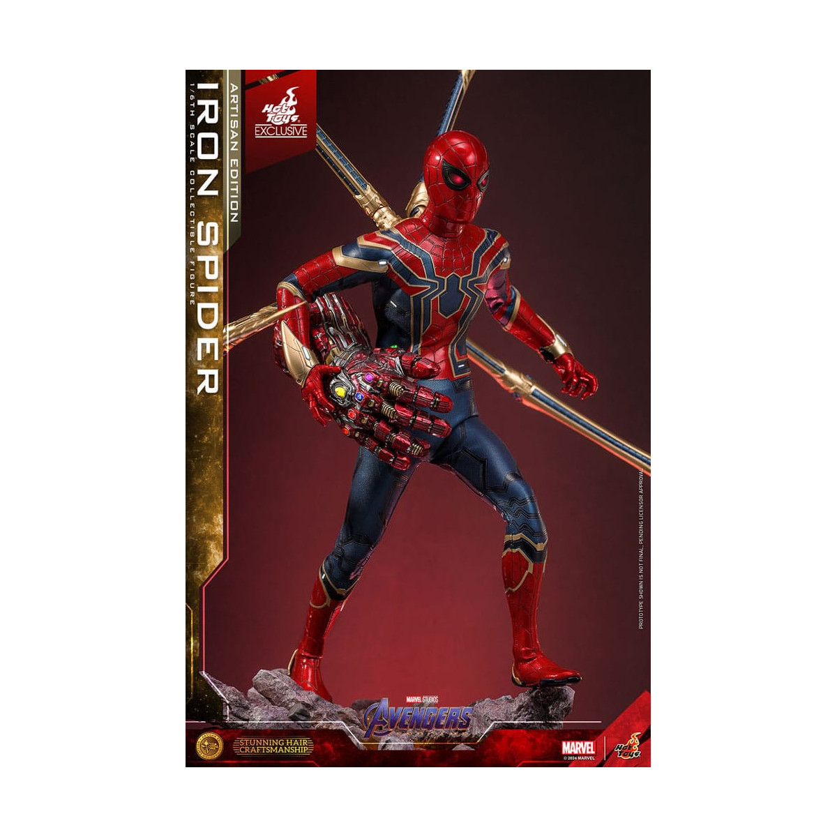 Hot Toys Marvel Avengers: Endgame – Iron Spider Artisan Edition MMS, Maßstab 1:6