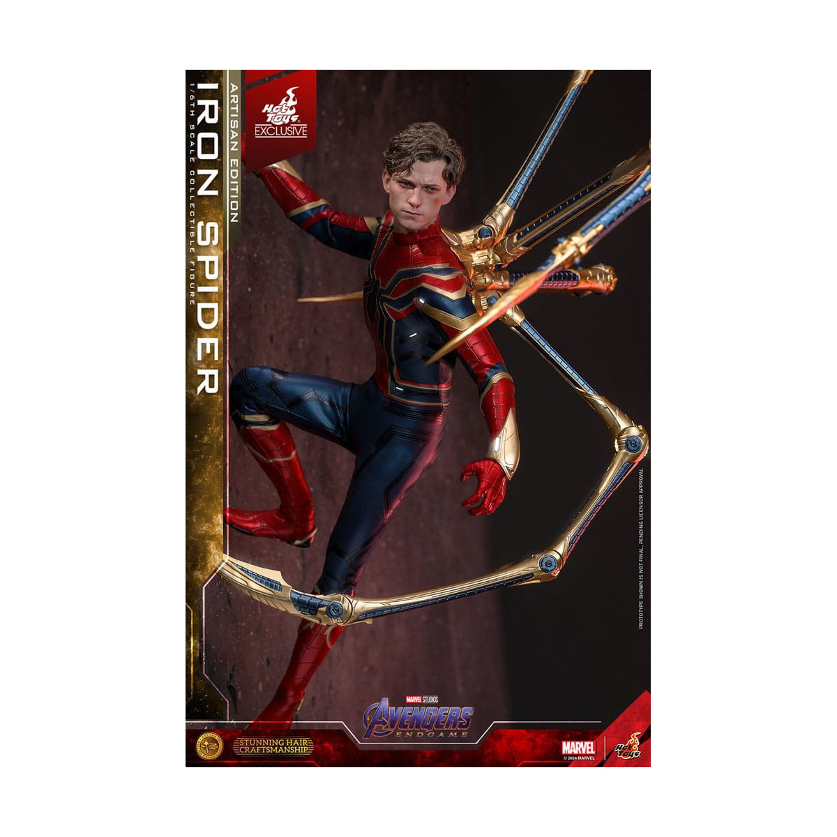 Hot Toys Marvel Avengers: Endgame – Iron Spider Artisan Edition MMS, Maßstab 1:6