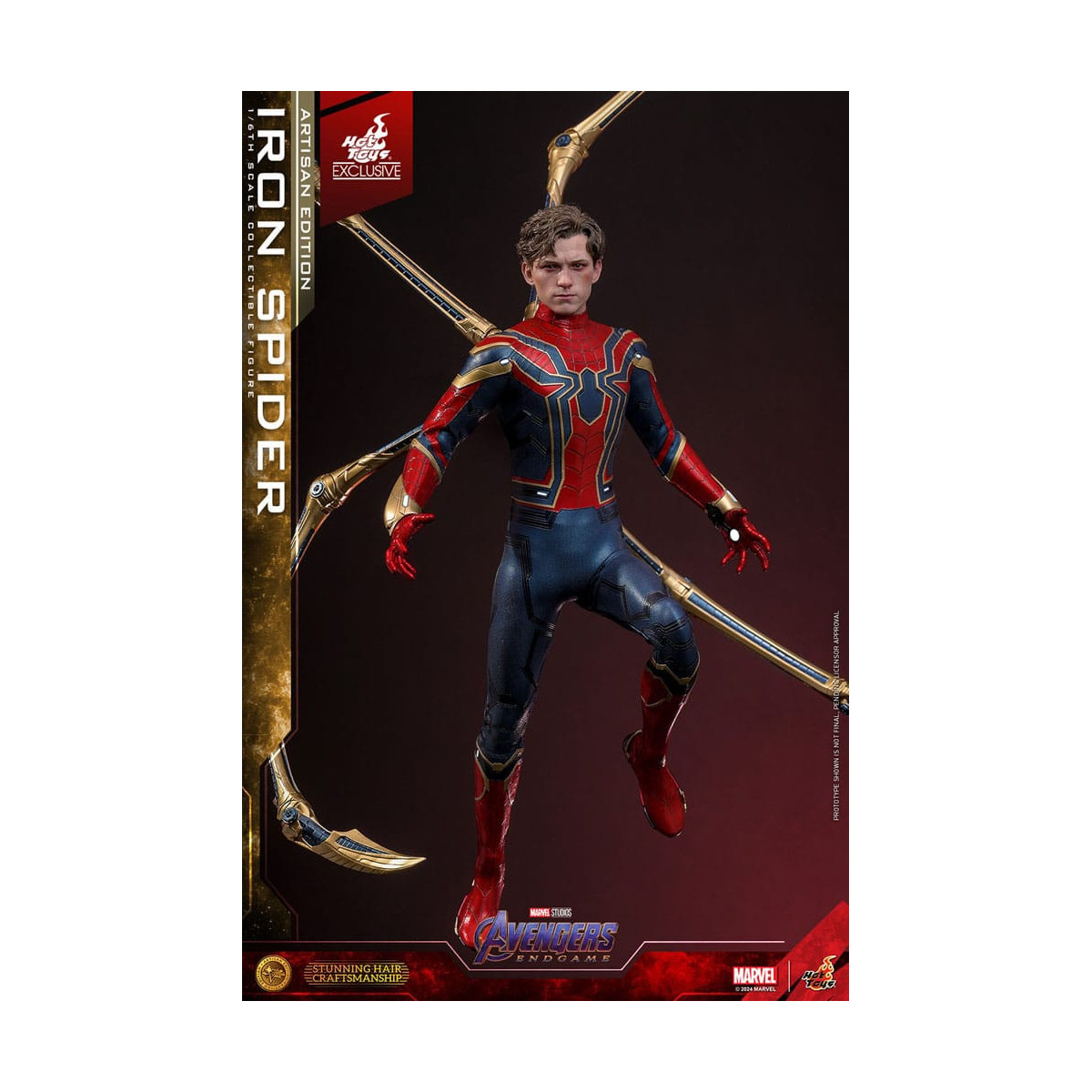 Hot Toys Marvel Avengers: Endgame – Iron Spider Artisan Edition MMS, Maßstab 1:6