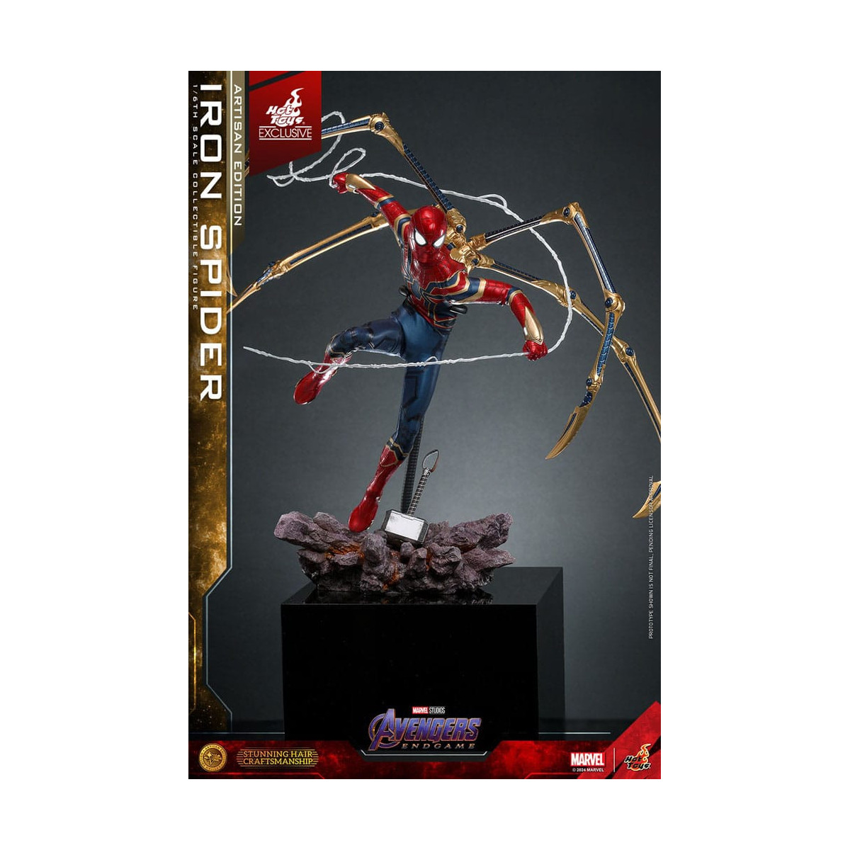 Hot Toys Marvel Avengers: Endgame – Iron Spider Artisan Edition MMS, Maßstab 1:6