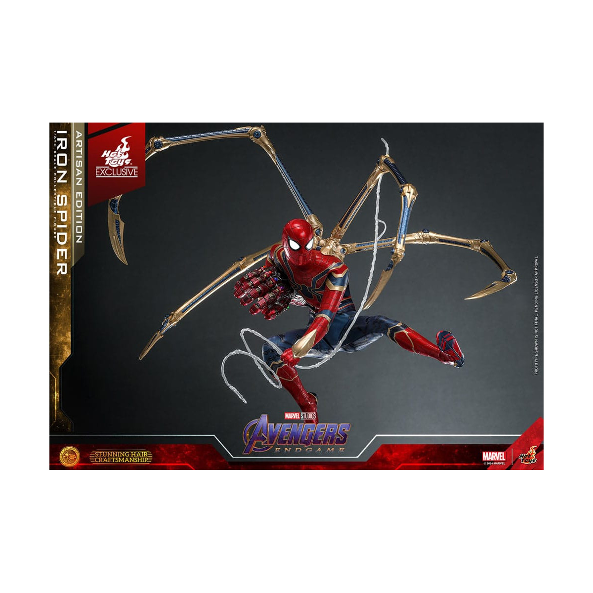 Hot Toys Marvel Avengers: Endgame – Iron Spider Artisan Edition MMS, Maßstab 1:6