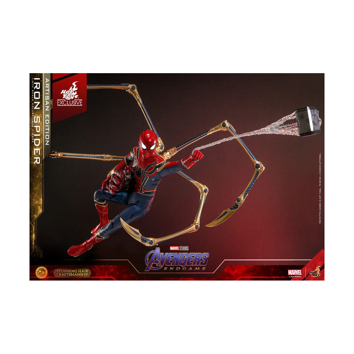Hot Toys Marvel Avengers: Endgame – Iron Spider Artisan Edition MMS, Maßstab 1:6