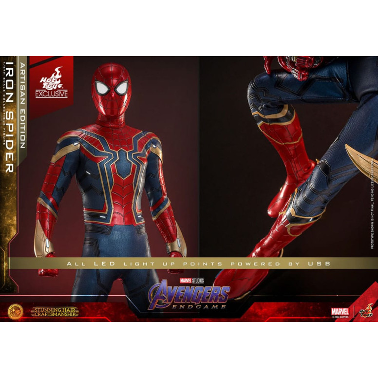 Hot Toys Marvel Avengers: Endgame – Iron Spider Artisan Edition MMS, Maßstab 1:6