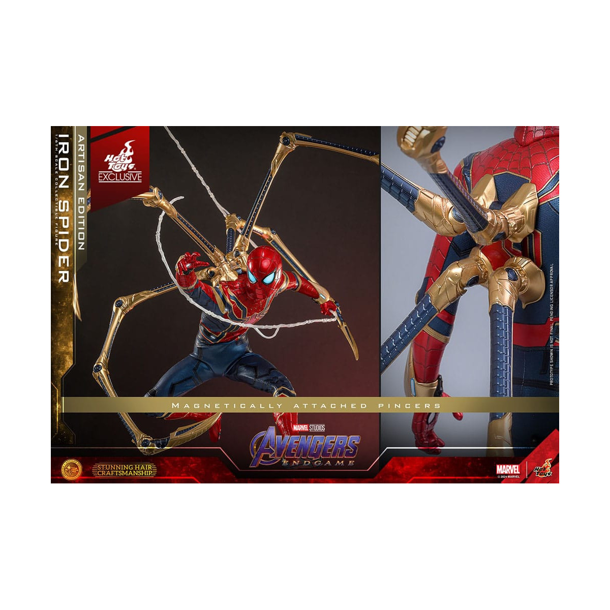 Hot Toys Marvel Avengers: Endgame – Iron Spider Artisan Edition MMS, Maßstab 1:6