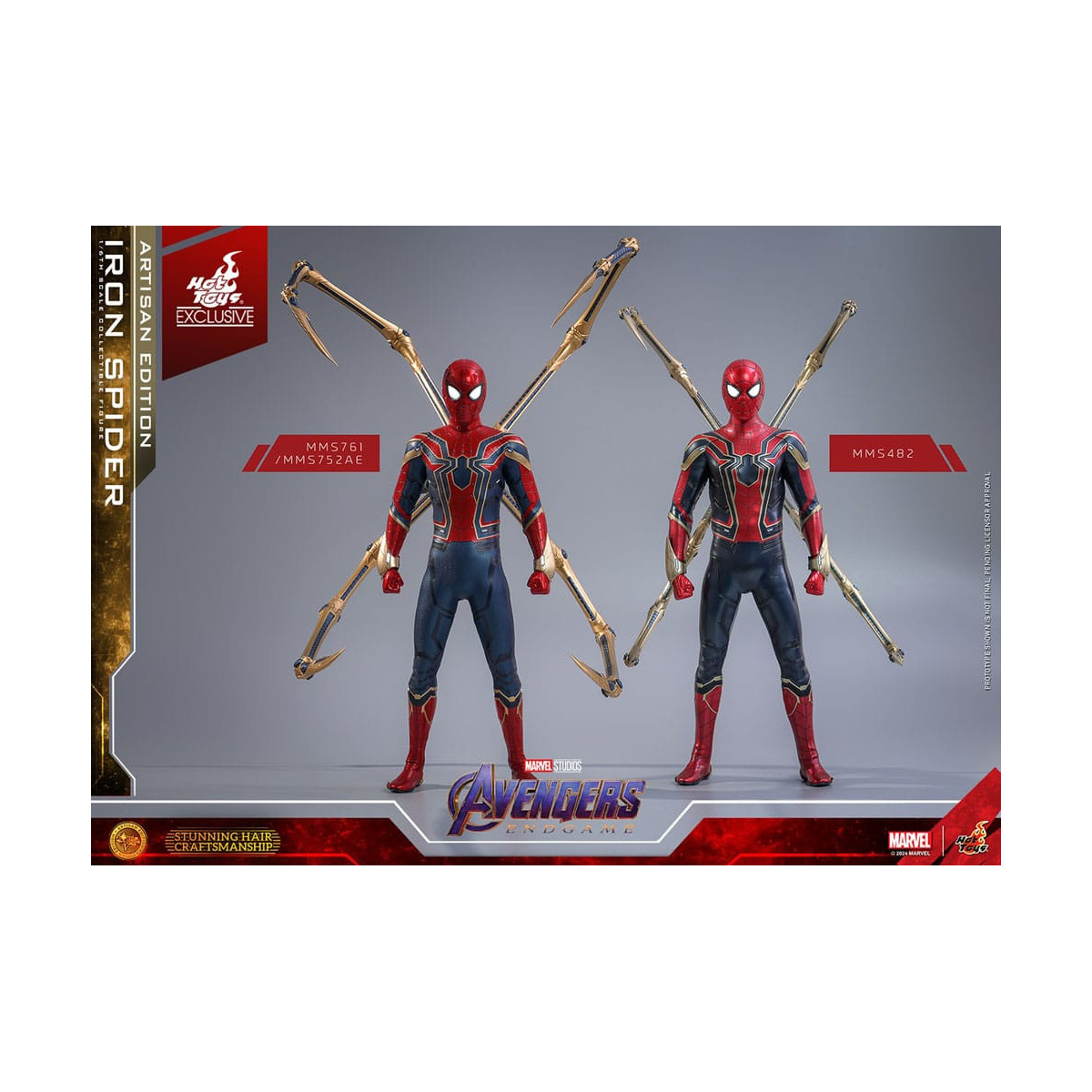 Hot Toys Marvel Avengers: Endgame – Iron Spider Artisan Edition MMS, Maßstab 1:6