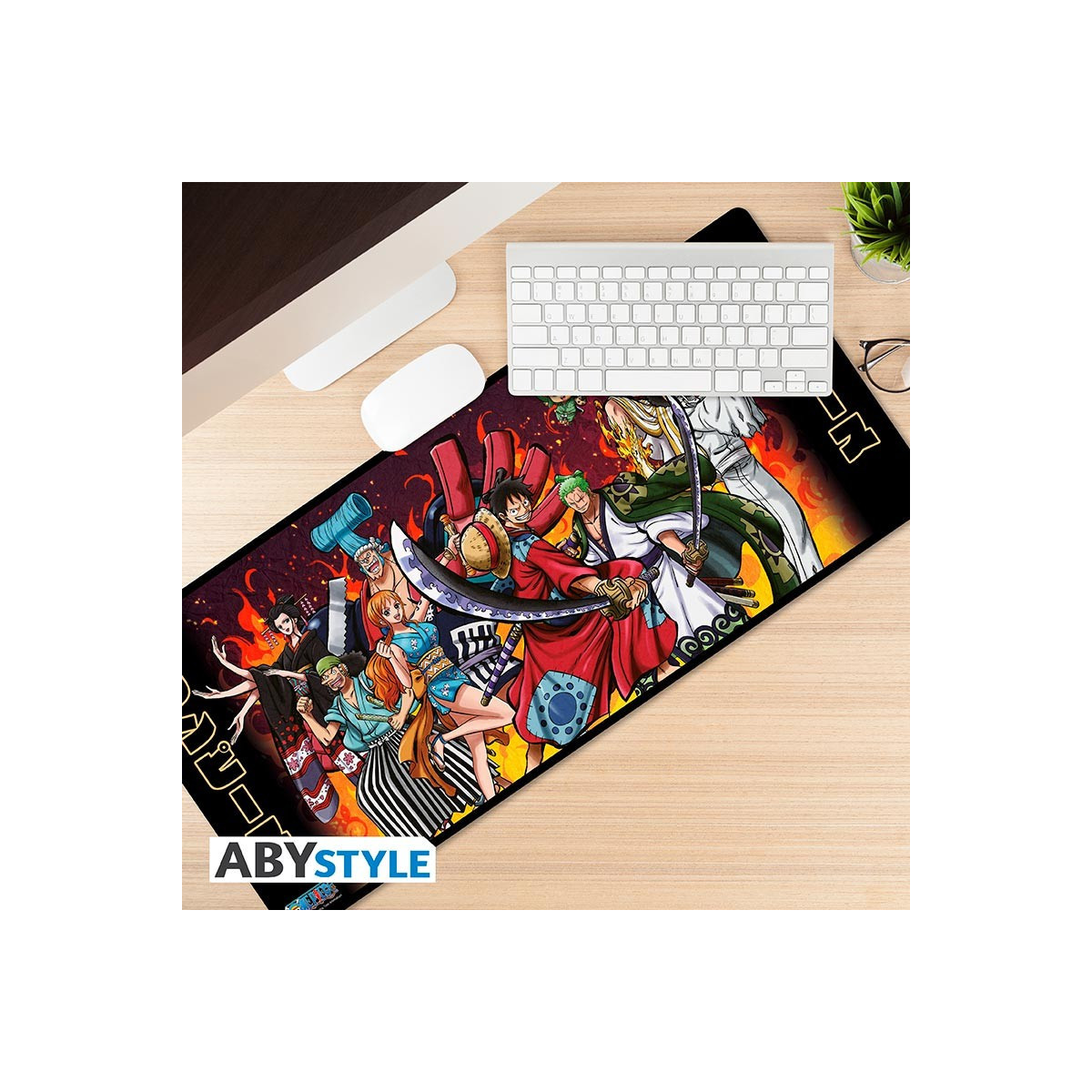 One Piece XXL-Mauspad „Die Schlacht um Wano“ (90 x 40 cm)