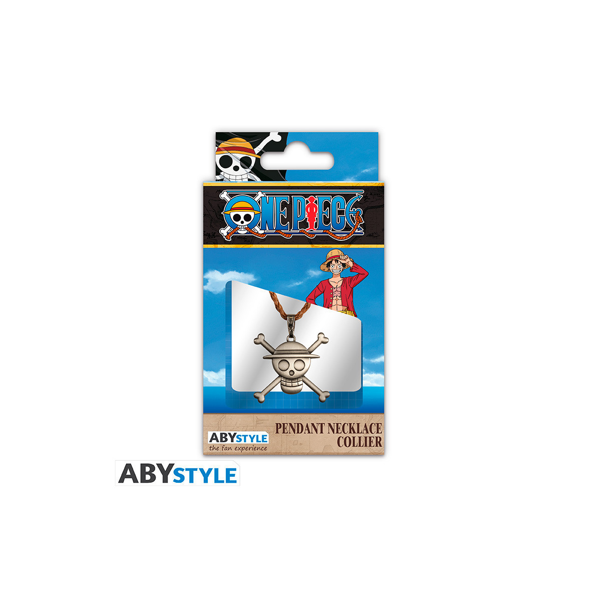 One Piece Halskette mit 3D-Anhänger „Skull“