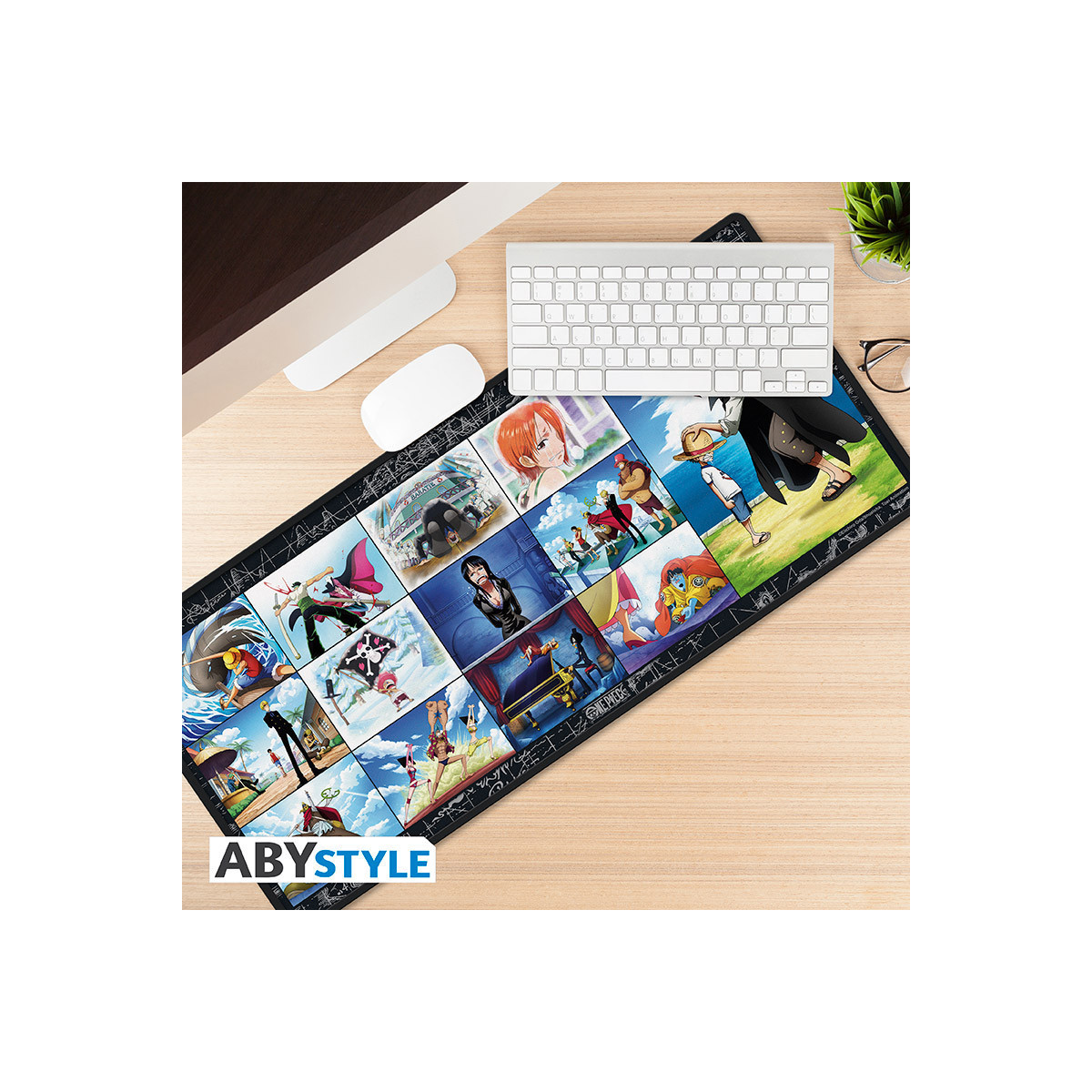 ABYstyle – One Piece XXL-Mauspad „Souvenirs de l'Équipage“ (90 x 40 cm)