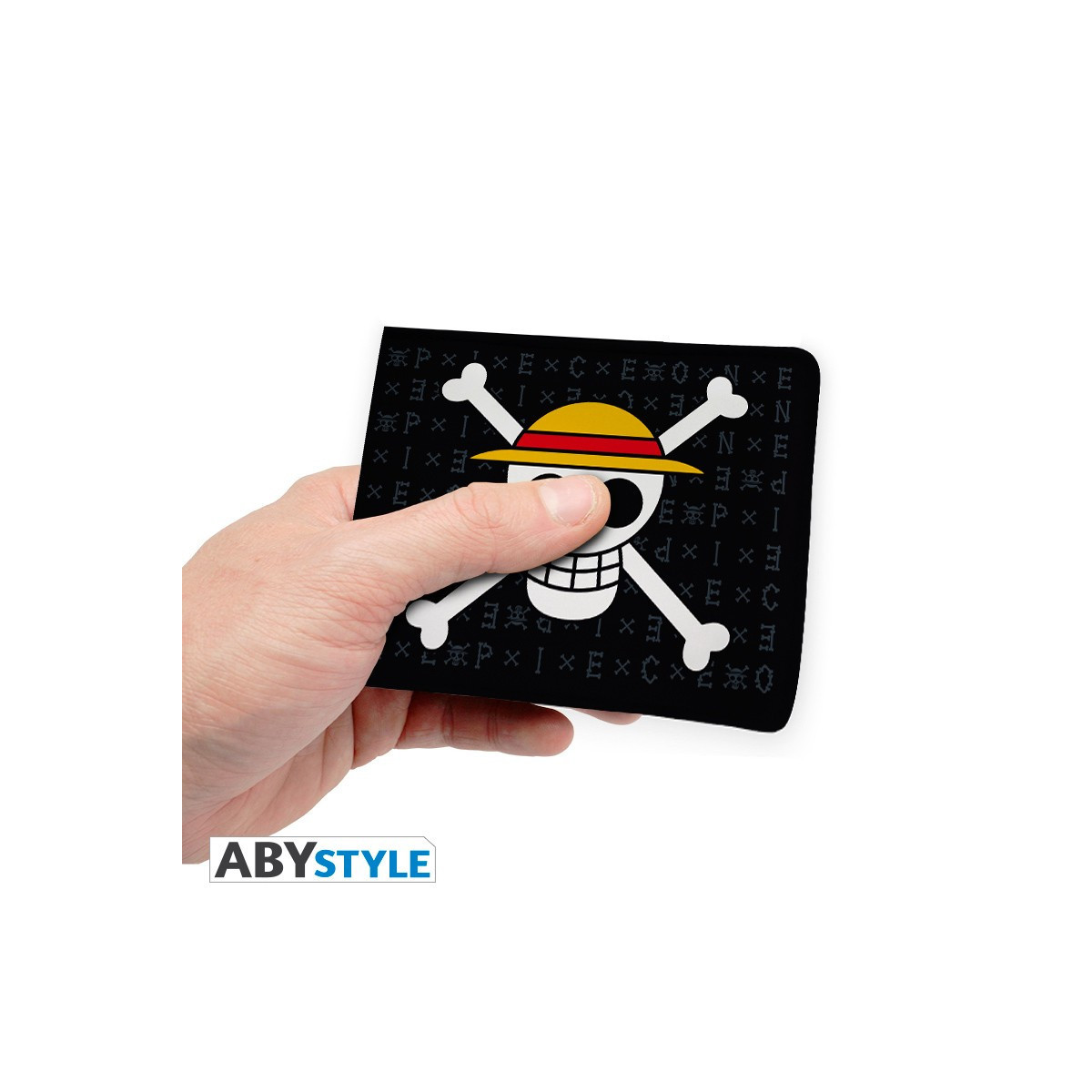 ABYstyle – One Piece Luffy-Geldbörse mit Totenkopf-Motiv aus Vinyl