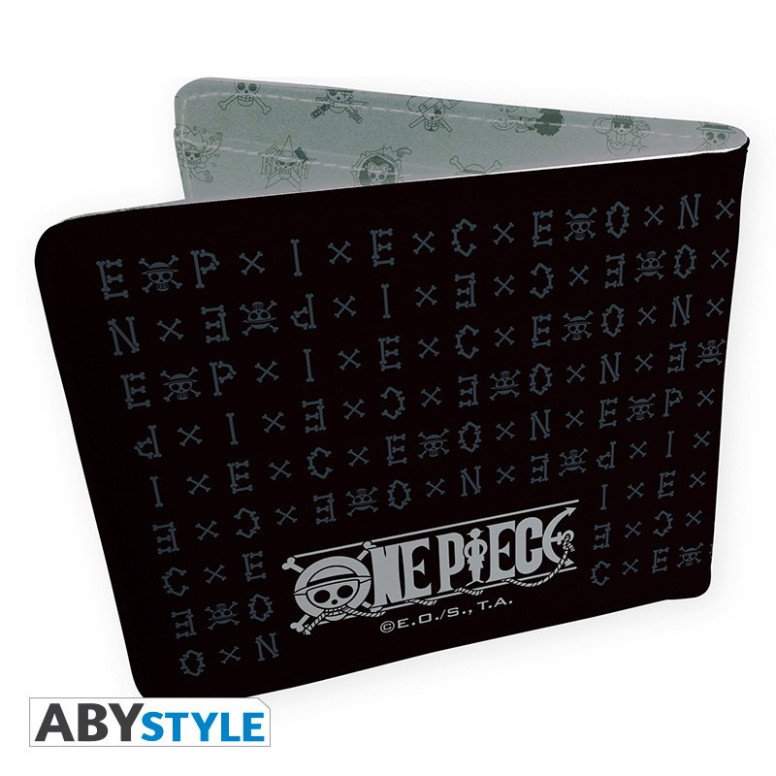 ABYstyle – One Piece Luffy-Geldbörse mit Totenkopf-Motiv aus Vinyl