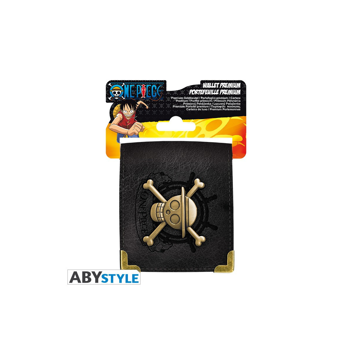 ABYstyle – One Piece Premium-Geldbörse mit Totenkopf-Motiv