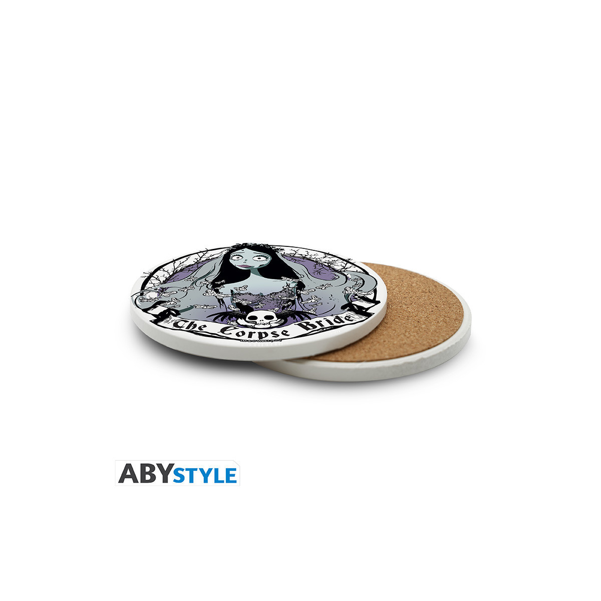 Abystyle – Corpse Bride Emily-Untersetzer aus Keramik