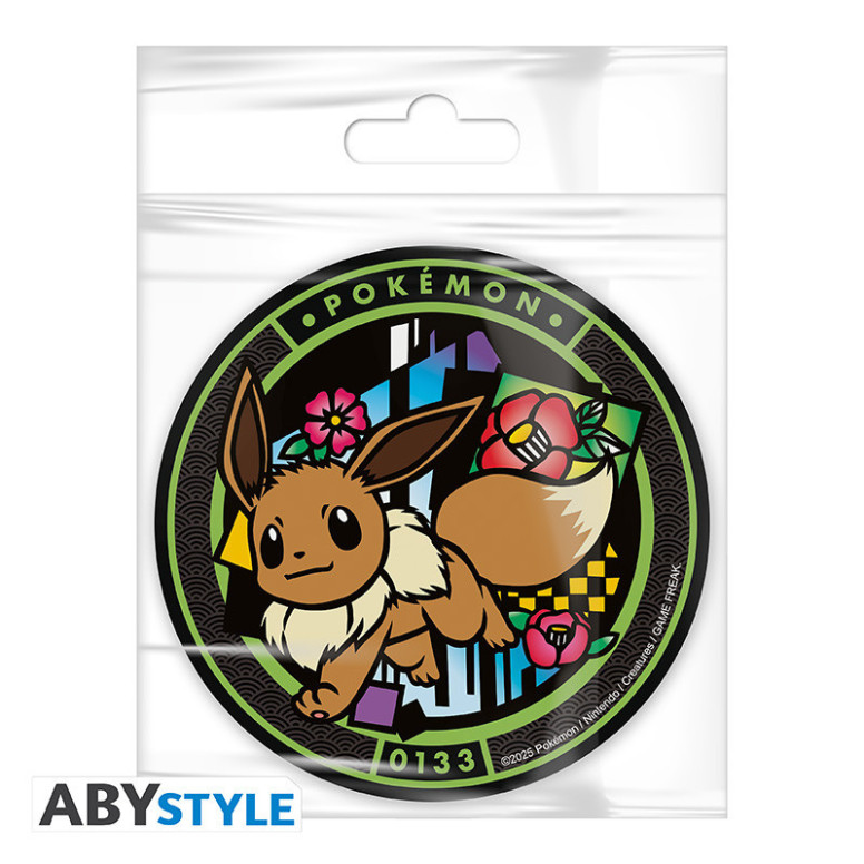 ABYstyle Pokémon - Pokémon Keramik-Untersetzer „Évoli“