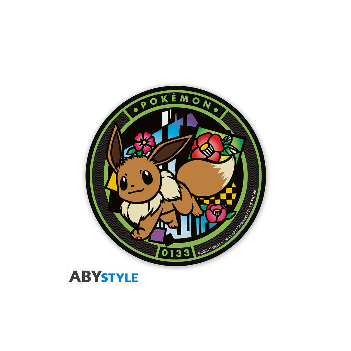 ABYstyle Pokémon - Pokémon Keramik-Untersetzer „Évoli“