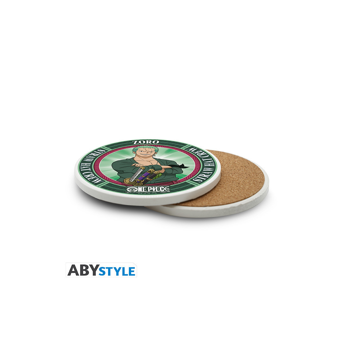ABYstyle – One Piece Keramik-Untersetzer „Roronoa Zoro“