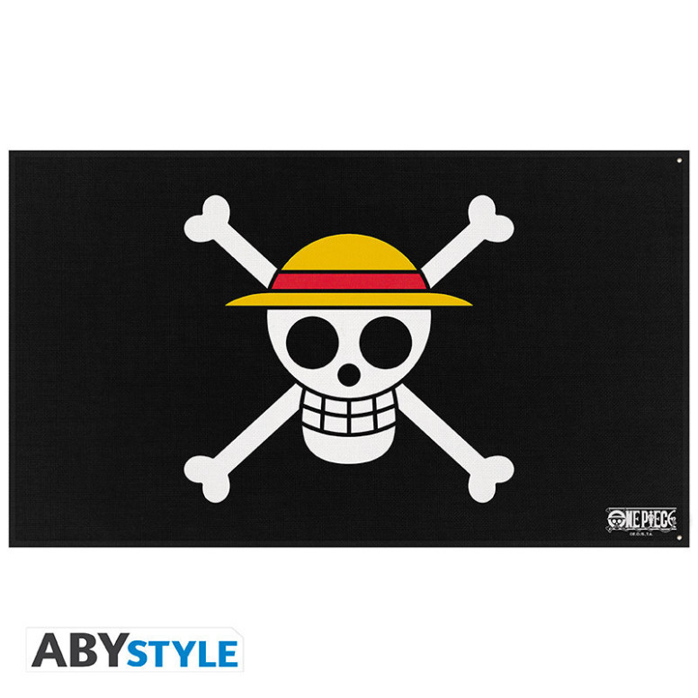 ABYstyle – One Piece Strawhat-Flagge (70 x 120 cm)