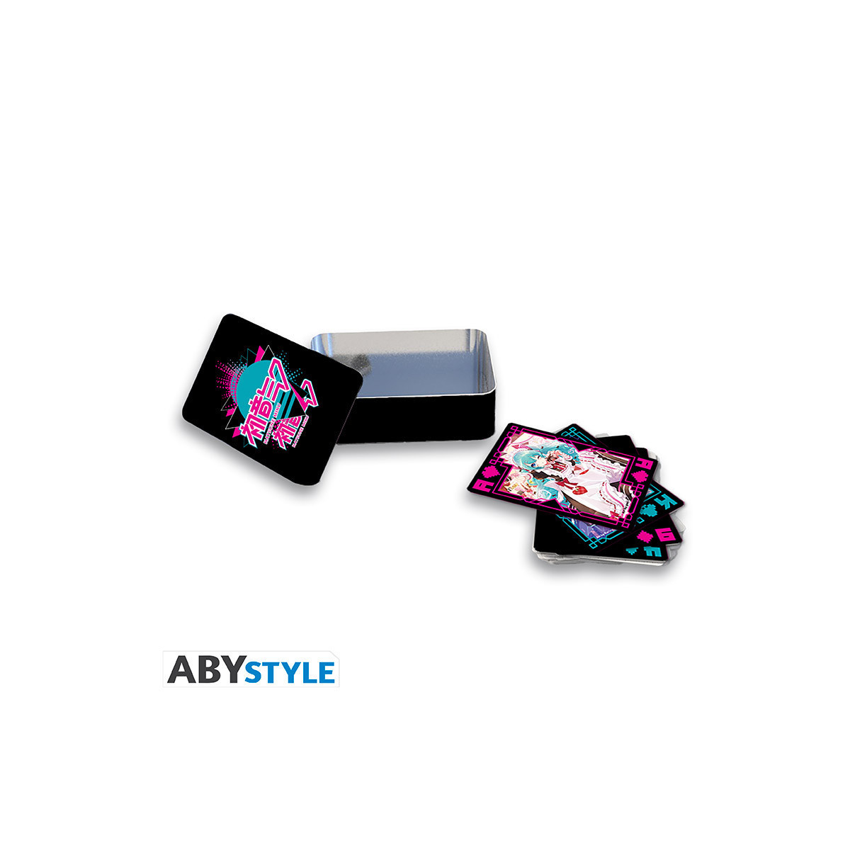 ABYstyle – HATSUNE MIKU Kartenspiel mit 54 Karten: Miku und ihre Freunde