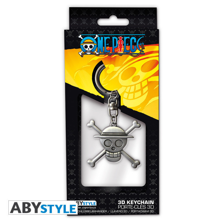 ABYstyle – One Piece 3D-Schlüsselanhänger „Skull Luffy“