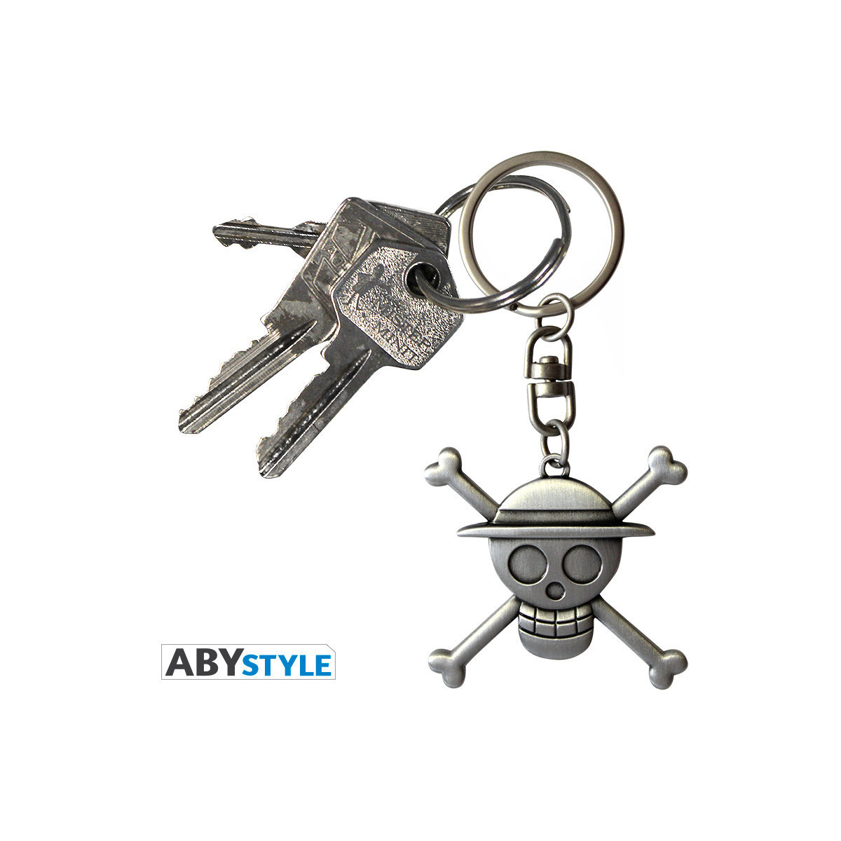 ABYstyle – One Piece 3D-Schlüsselanhänger „Skull Luffy“