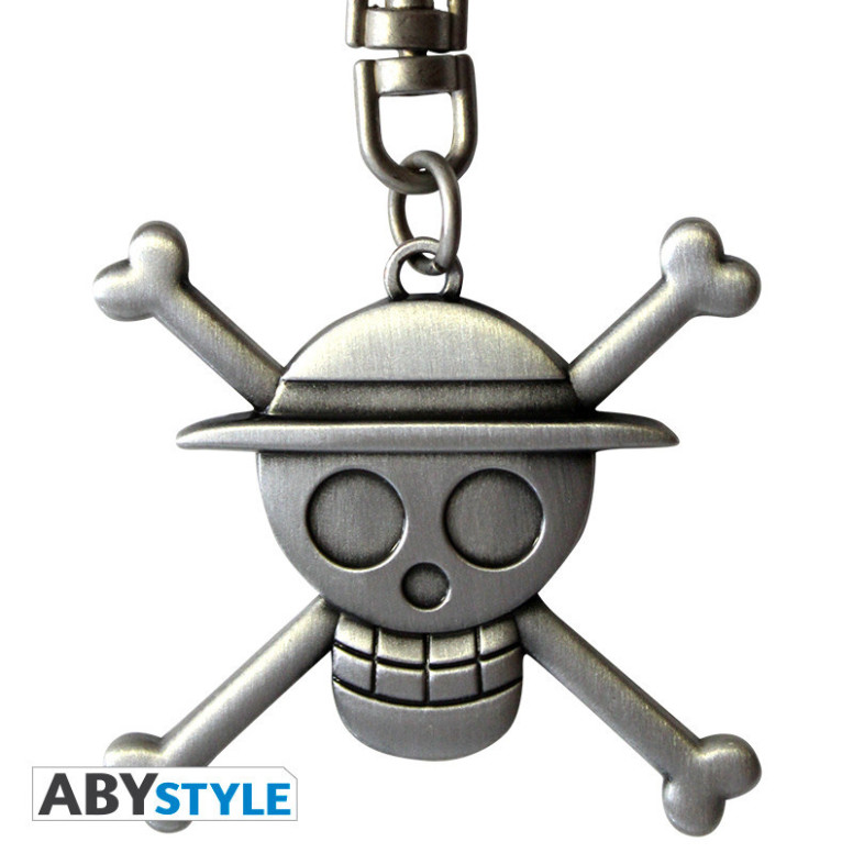 ABYstyle – One Piece 3D-Schlüsselanhänger „Skull Luffy“