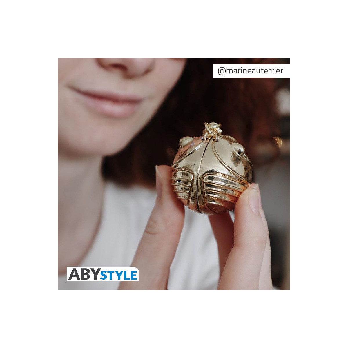 ABYstyle – HARRY POTTER 3D-Schlüsselanhänger „Goldener Schnatz“