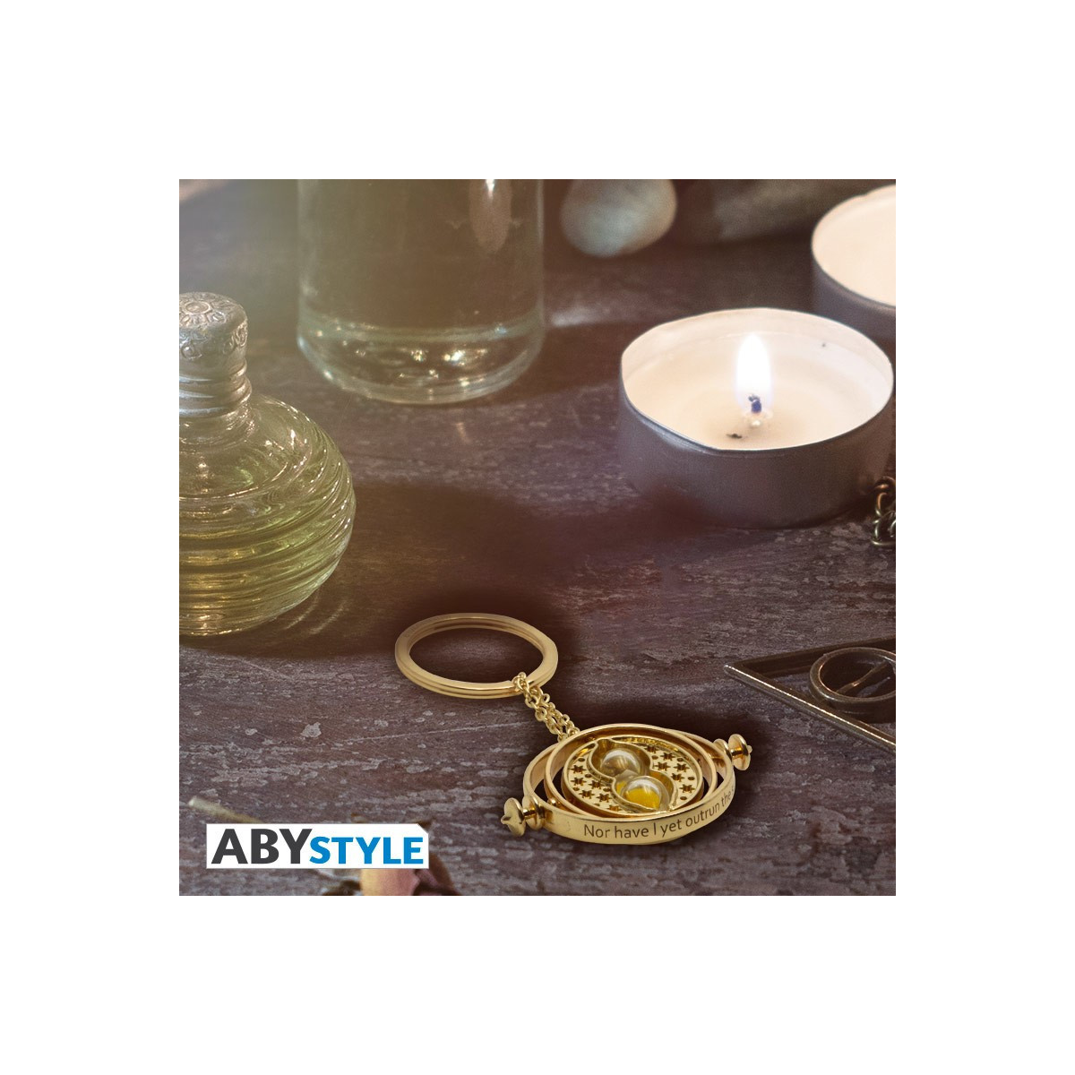 ABYstyle – HARRY POTTER Premium-3D-Schlüsselanhänger „Zeitumkehrer“