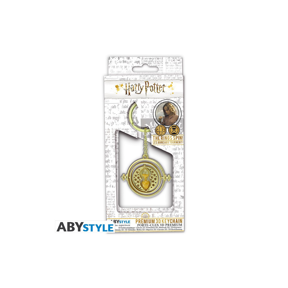 ABYstyle – HARRY POTTER Premium-3D-Schlüsselanhänger „Zeitumkehrer“