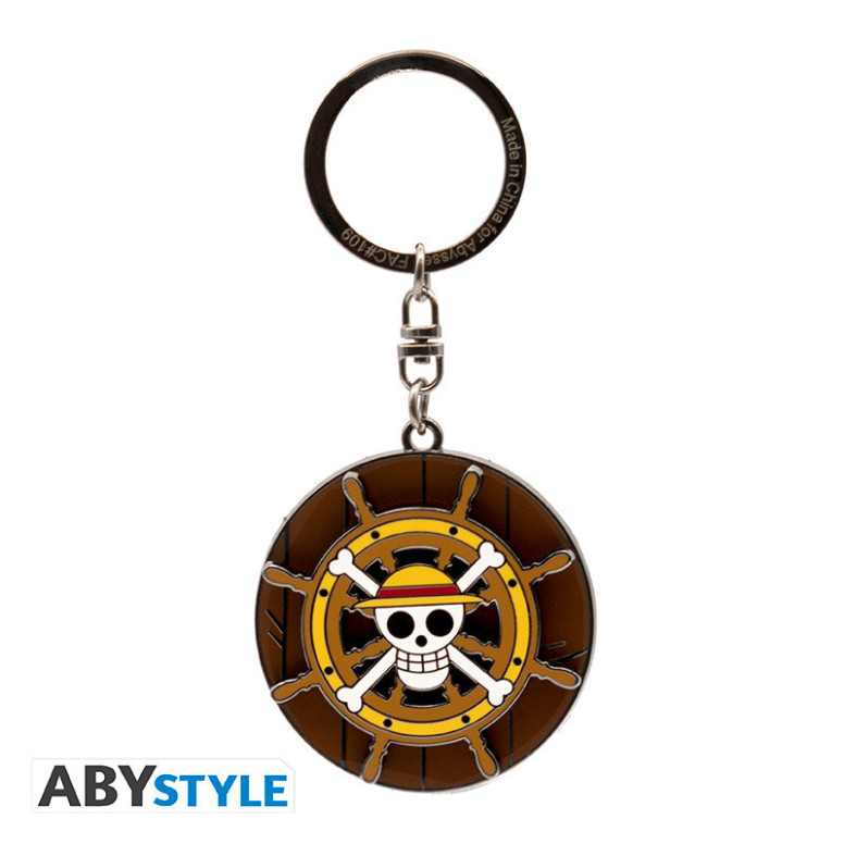 ABYstyle – One Piece Mechanischer Schlüsselanhänger „Barre du Thousand Sunny“