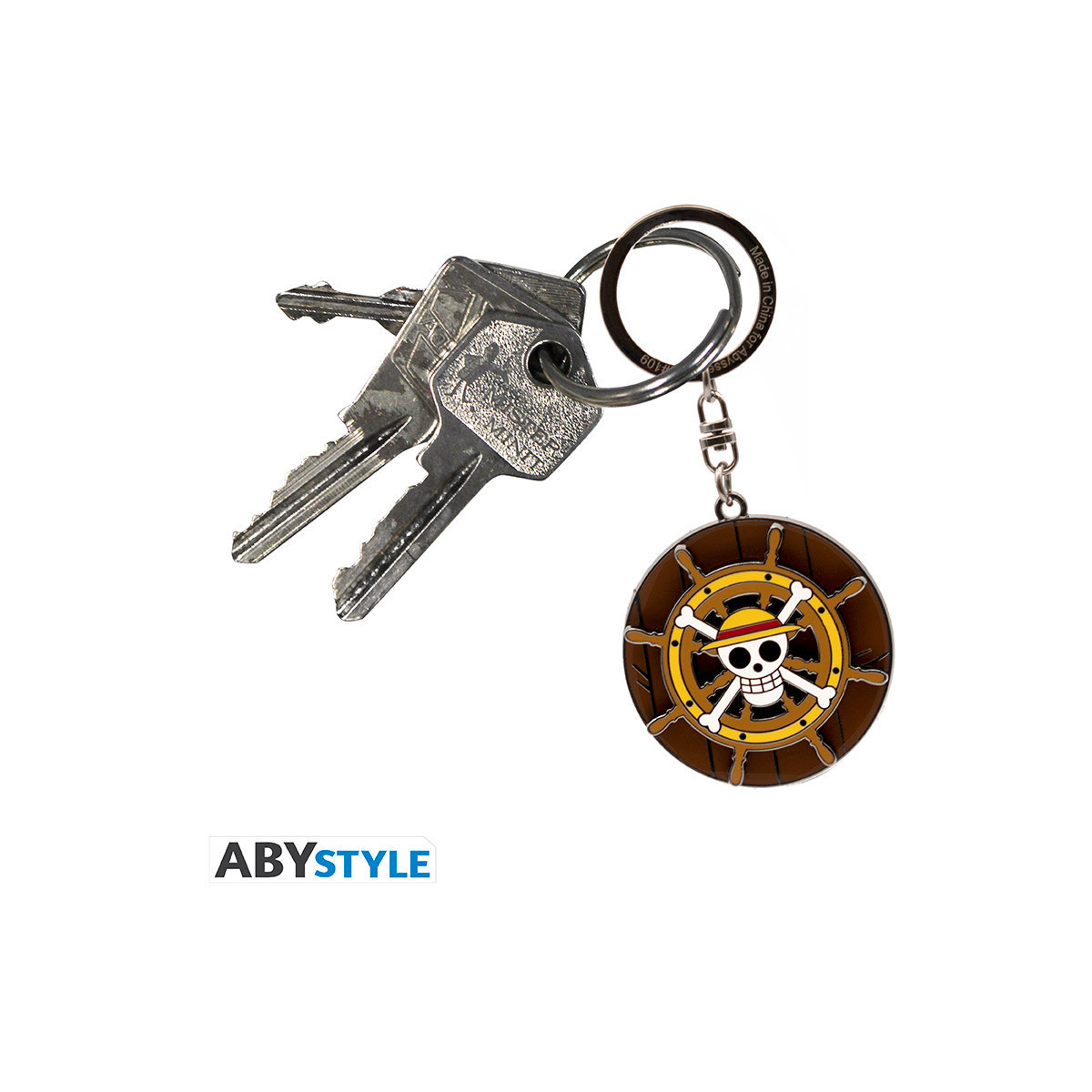 ABYstyle – One Piece Mechanischer Schlüsselanhänger „Barre du Thousand Sunny“