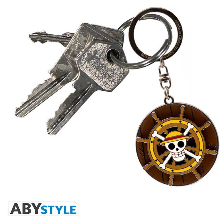 ABYstyle – One Piece Mechanischer Schlüsselanhänger „Barre du Thousand Sunny“
