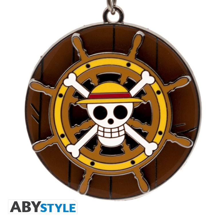ABYstyle – One Piece Mechanischer Schlüsselanhänger „Barre du Thousand Sunny“