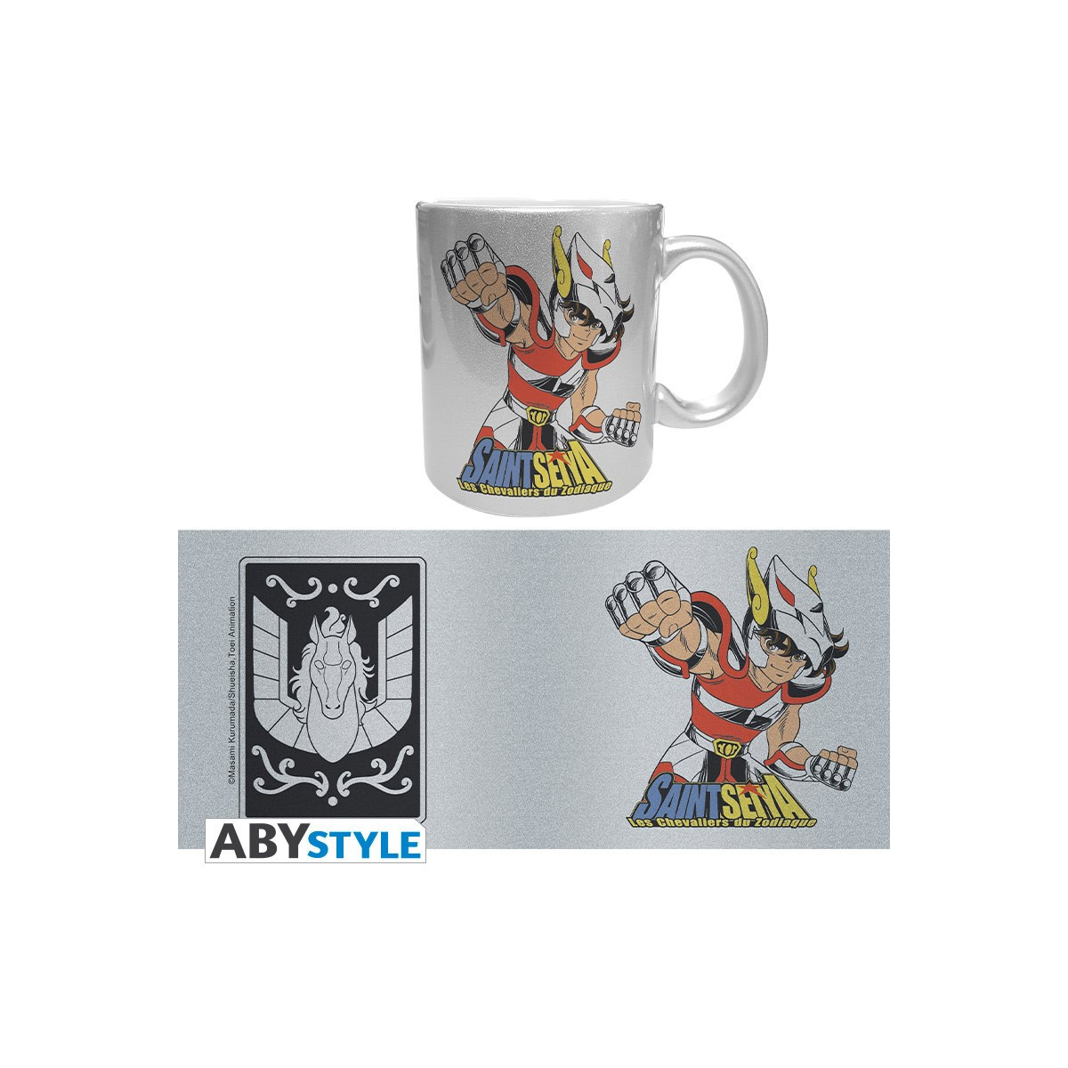 ABYstyle – SAINT SEIYA Becher mit silbernem Pegasus-Effekt