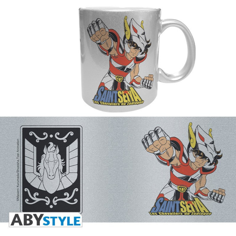 ABYstyle – SAINT SEIYA Becher mit silbernem Pegasus-Effekt