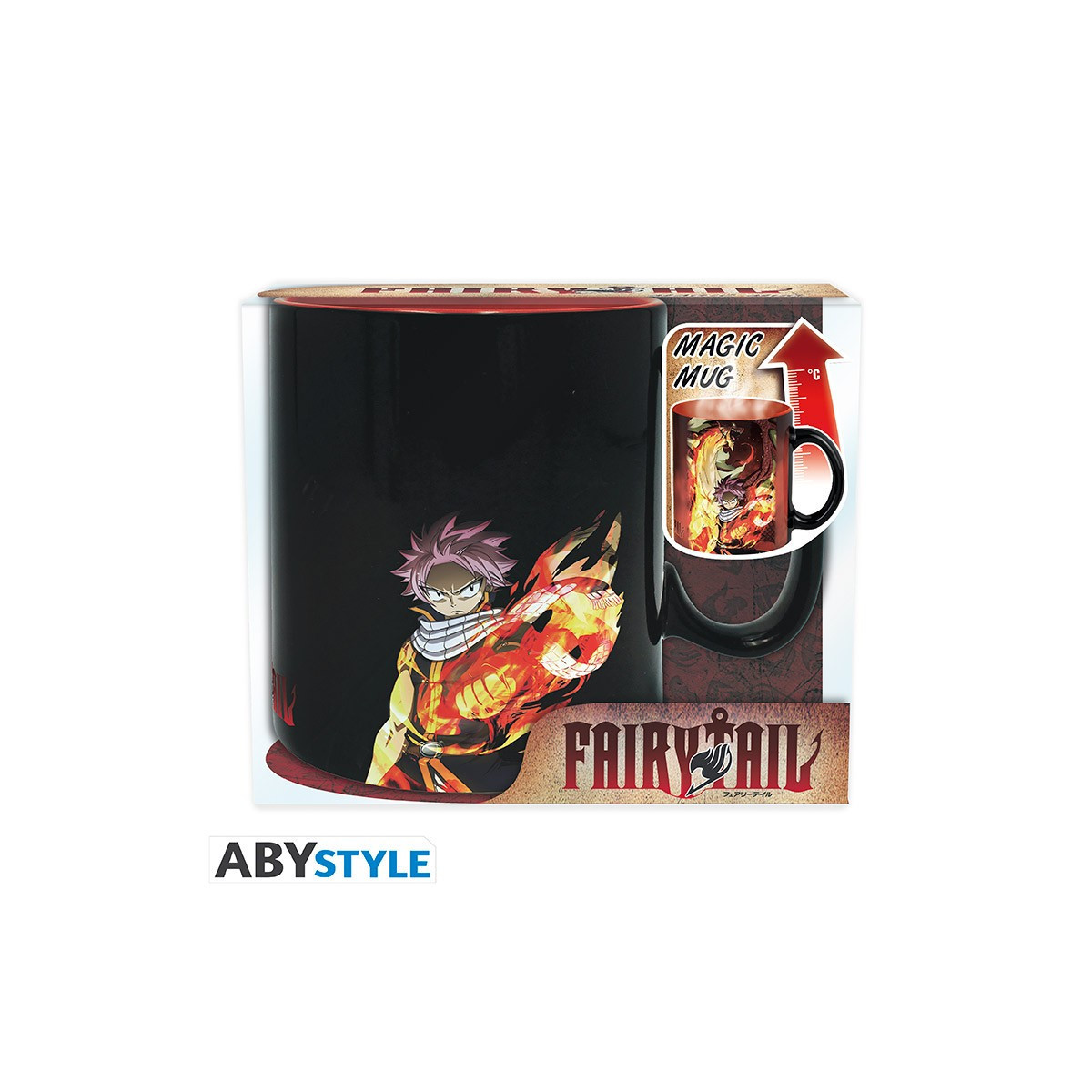 ABYstyle – Fairy Tail Thermoreaktive Tasse „Natsu & Lucy“