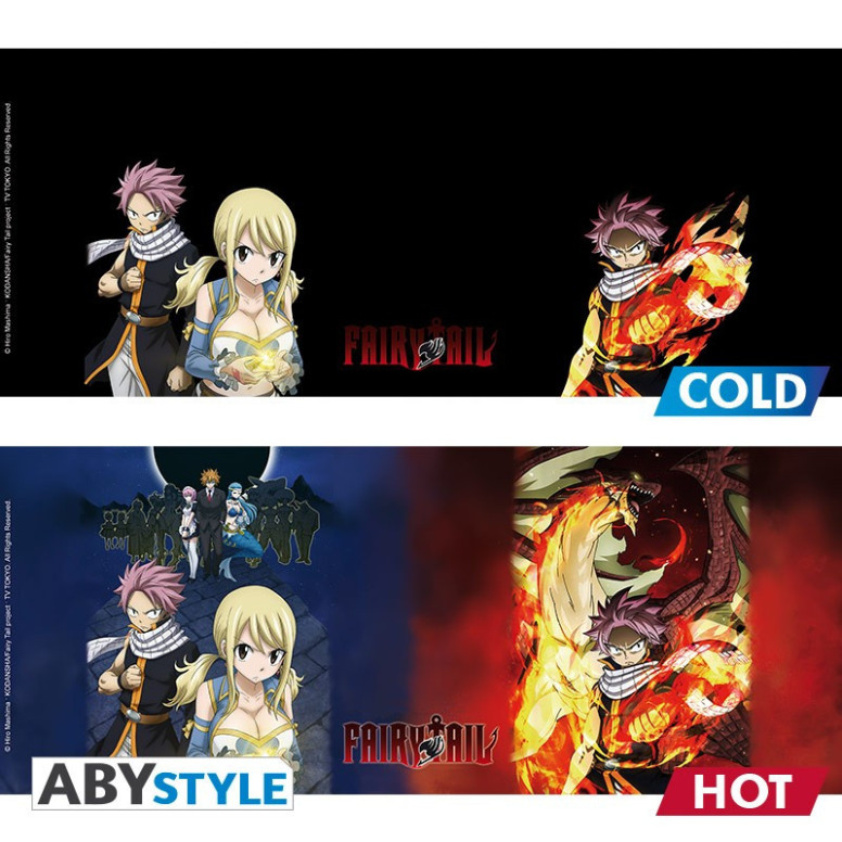 ABYstyle – Fairy Tail Thermoreaktive Tasse „Natsu & Lucy“