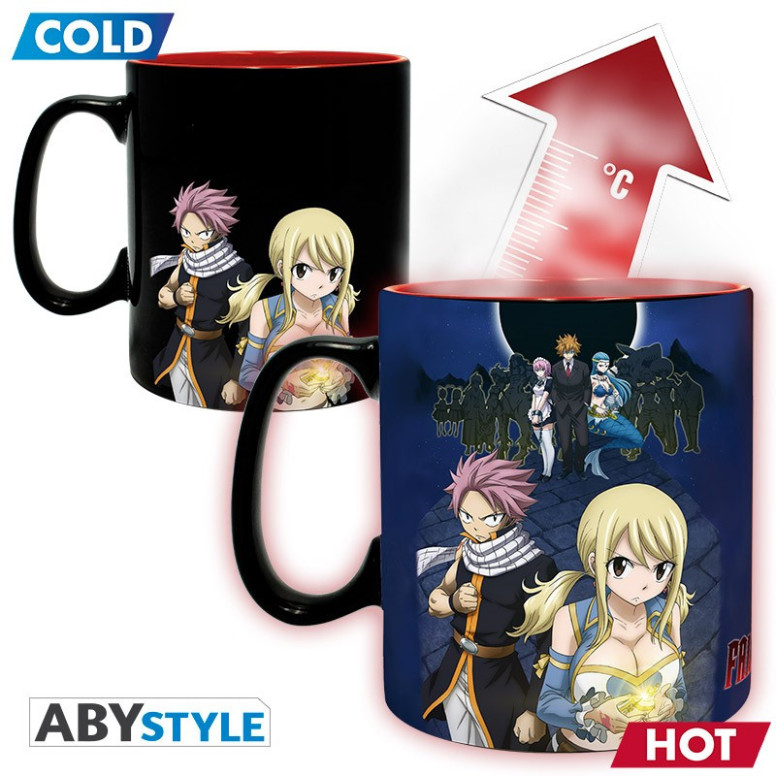 ABYstyle – Fairy Tail Thermoreaktive Tasse „Natsu & Lucy“