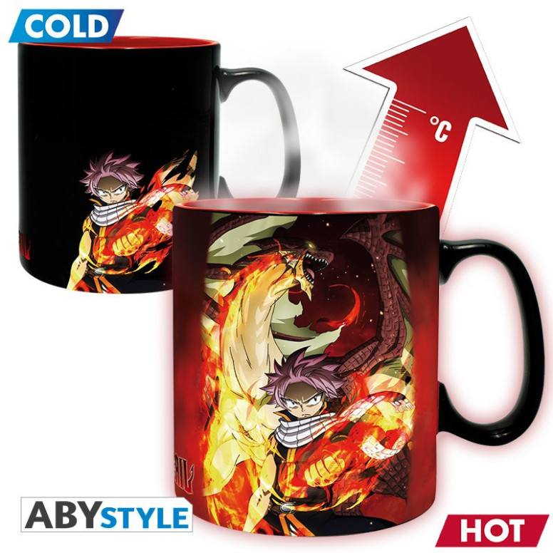 ABYstyle – Fairy Tail Thermoreaktive Tasse „Natsu & Lucy“
