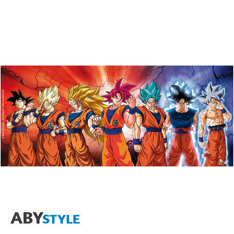 ABYstyle – „ Dragon Ball “ SUPER-Becher „Transformations Goku“